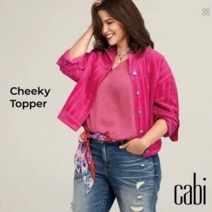 CAbi Pink Cheeky Topper Jacket